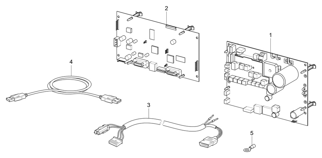 Electronic unit LIBRAK360 (130165010, RAVAGLIOLI)