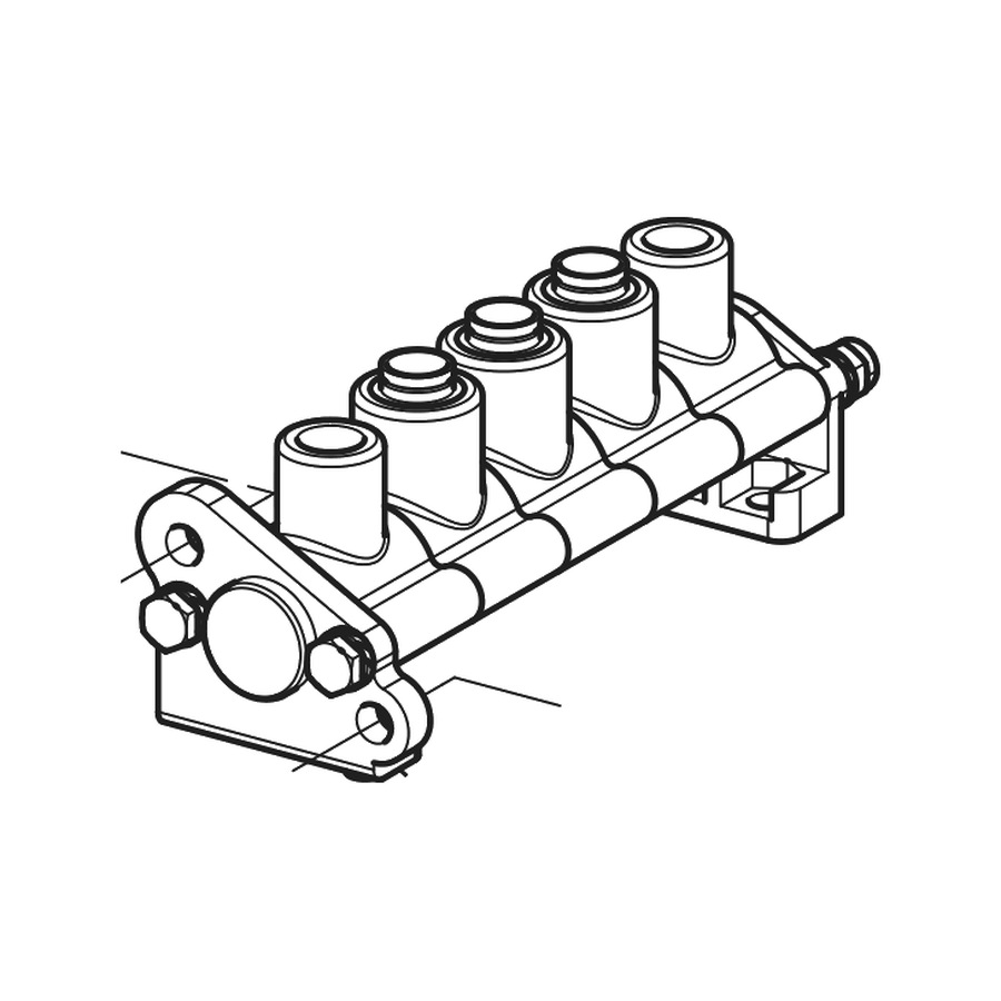 Pre-assembly 2 mod. 1/8 + 3 mod. with cartridge (140998090, RAVAGLIOLI)