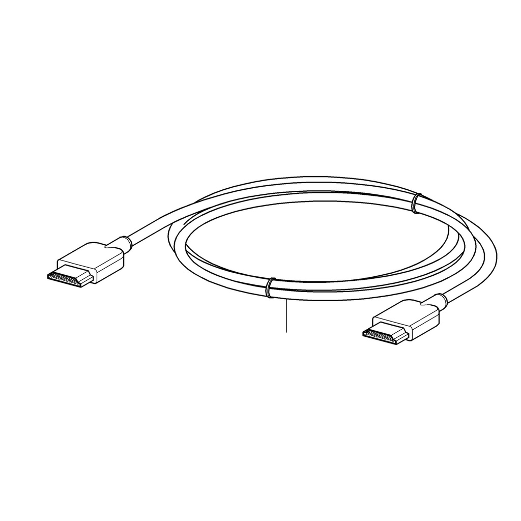 HDMI-HDMI cable, 2 m (20274, RAVAGLIOLI)