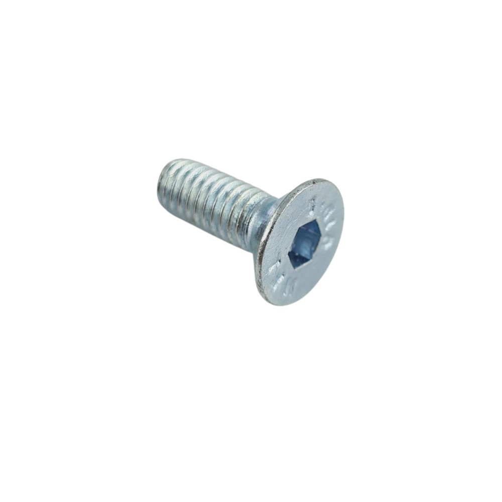 Countersunk hex socket head screw M6x16, UNI 5933, zinc plated (209019, RAVAGLIOLI)