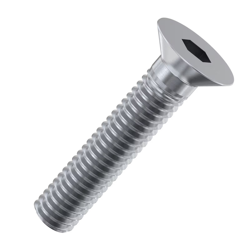 Countersunk hex socket head screw M8x45, UNI 5933, zinc plated (209044, RAVAGLIOLI)
