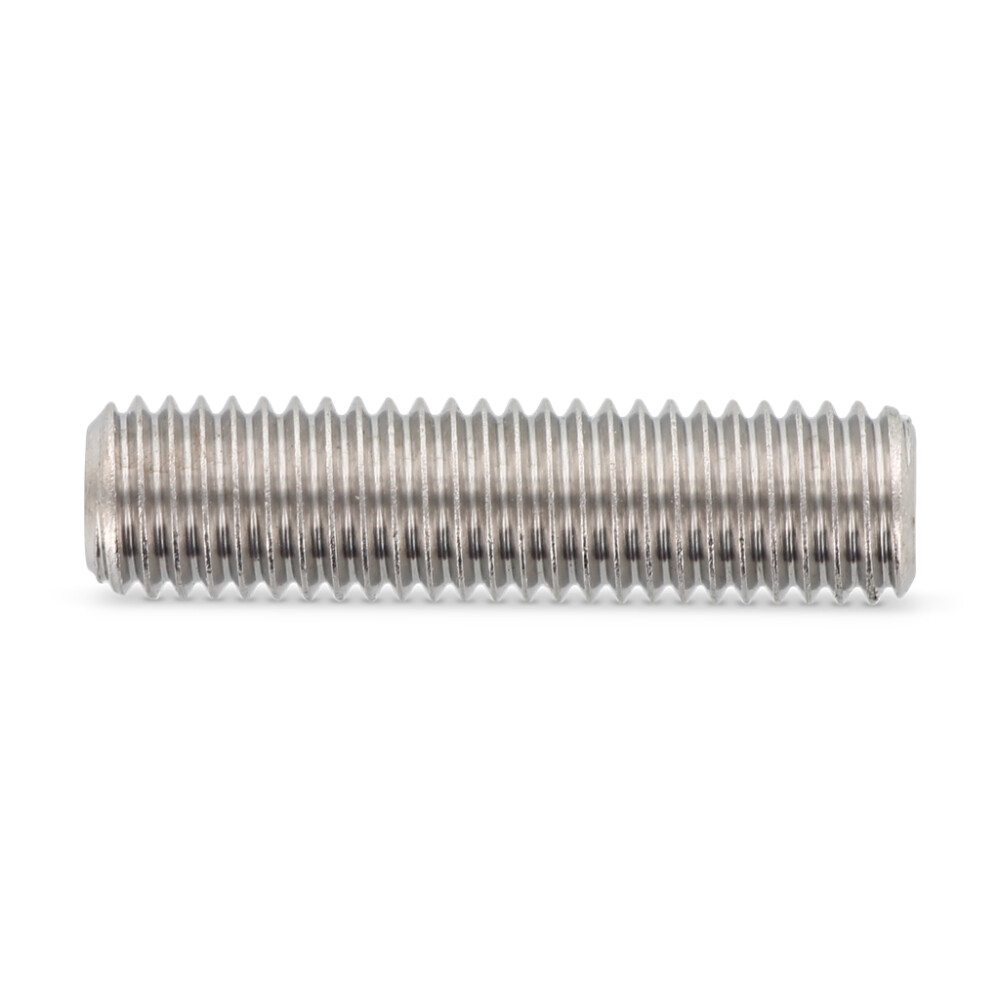 Set screw with flat point M16x70 UNI 5923 zinc plated (210310, RAVAGLIOLI)