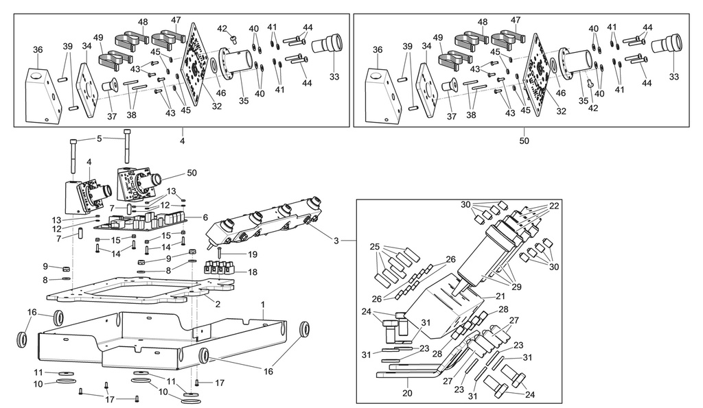 Optical system unit with protection (251090391, RAVAGLIOLI)