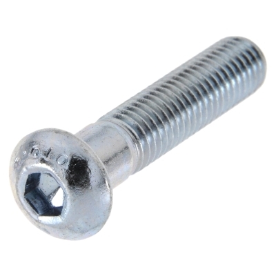 Button Head Screw M8x25 ISO 7380, 10.9, Zinc Plated (271038, RAVAGLIOLI)