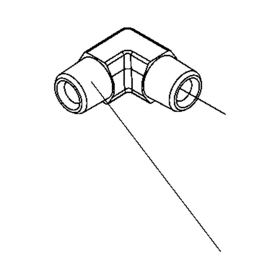 90 Degree Male Adapter 3-8 in. (312162, RAVAGLIOLI)