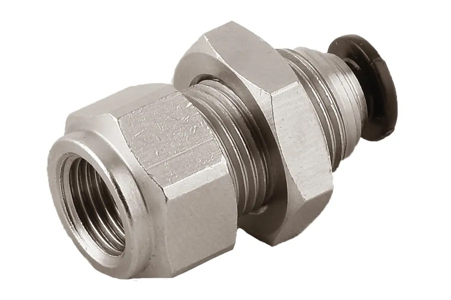Steel bulkhead female union 814 (325093, RAVAGLIOLI)
