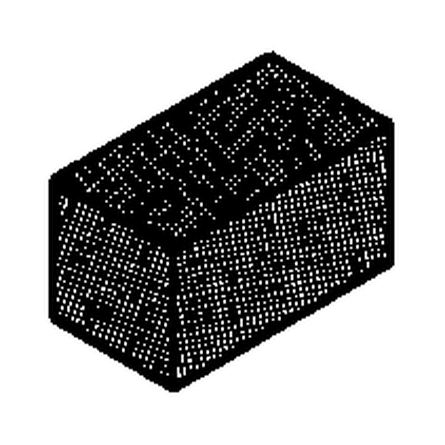 Rubber pad h.20x120x160 (412099, RAVAGLIOLI)