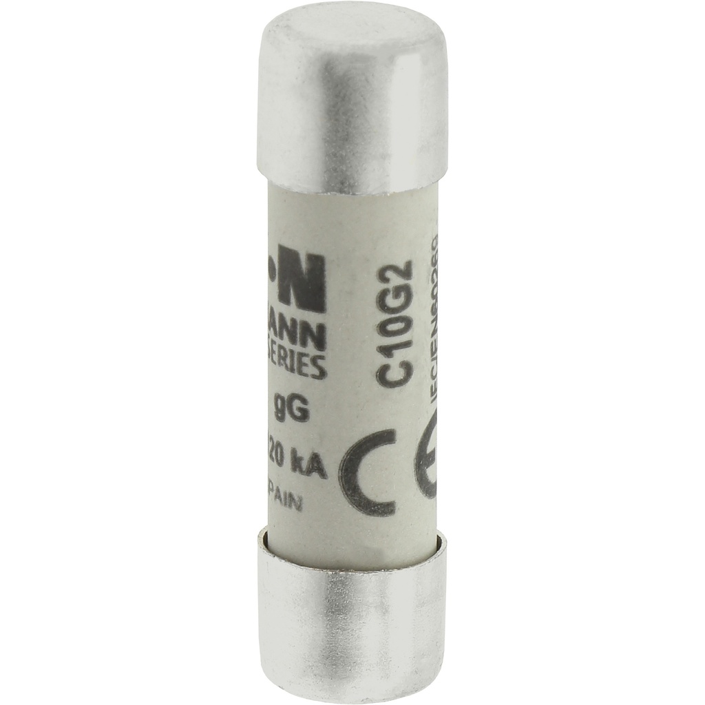 Fuse link gL 10.3x38 mm, 2 A, 500 V (507019, RAVAGLIOLI)