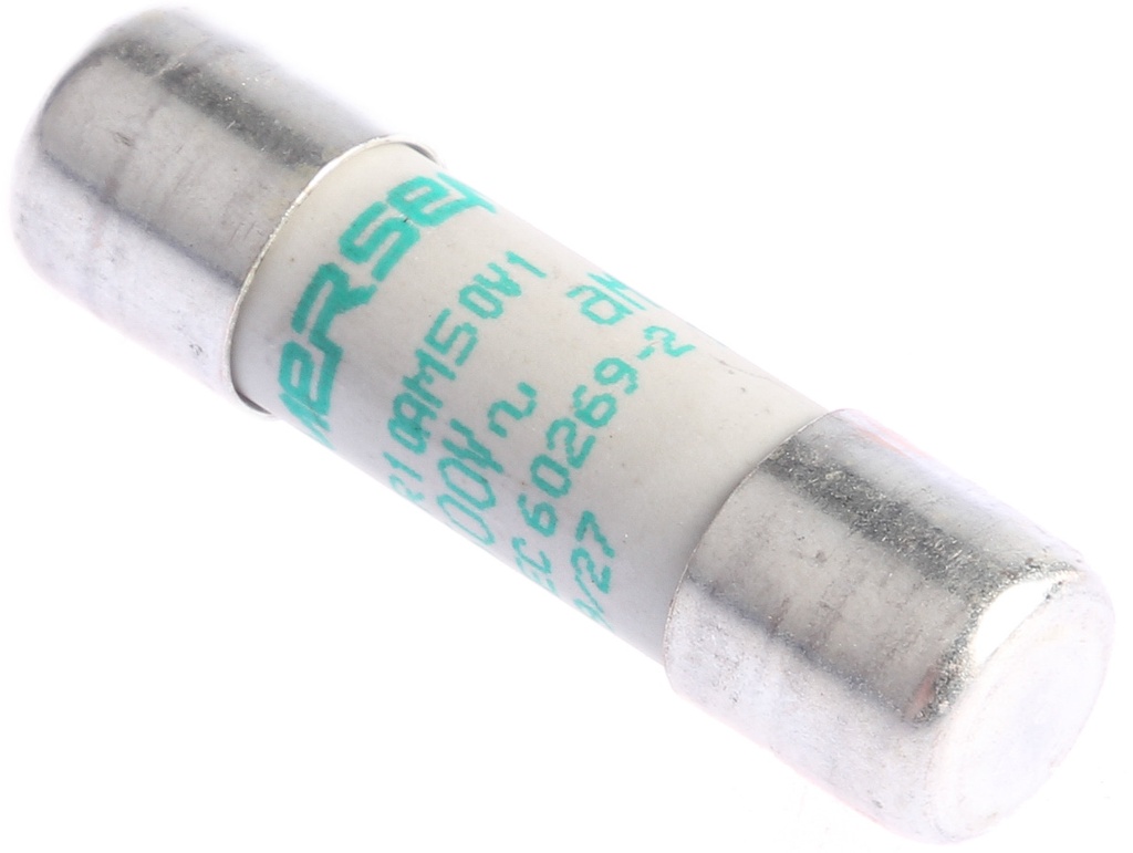 Saugiklis 10,3x38 mm, 1 A, 500 V, aM (507103, RAVAGLIOLI)