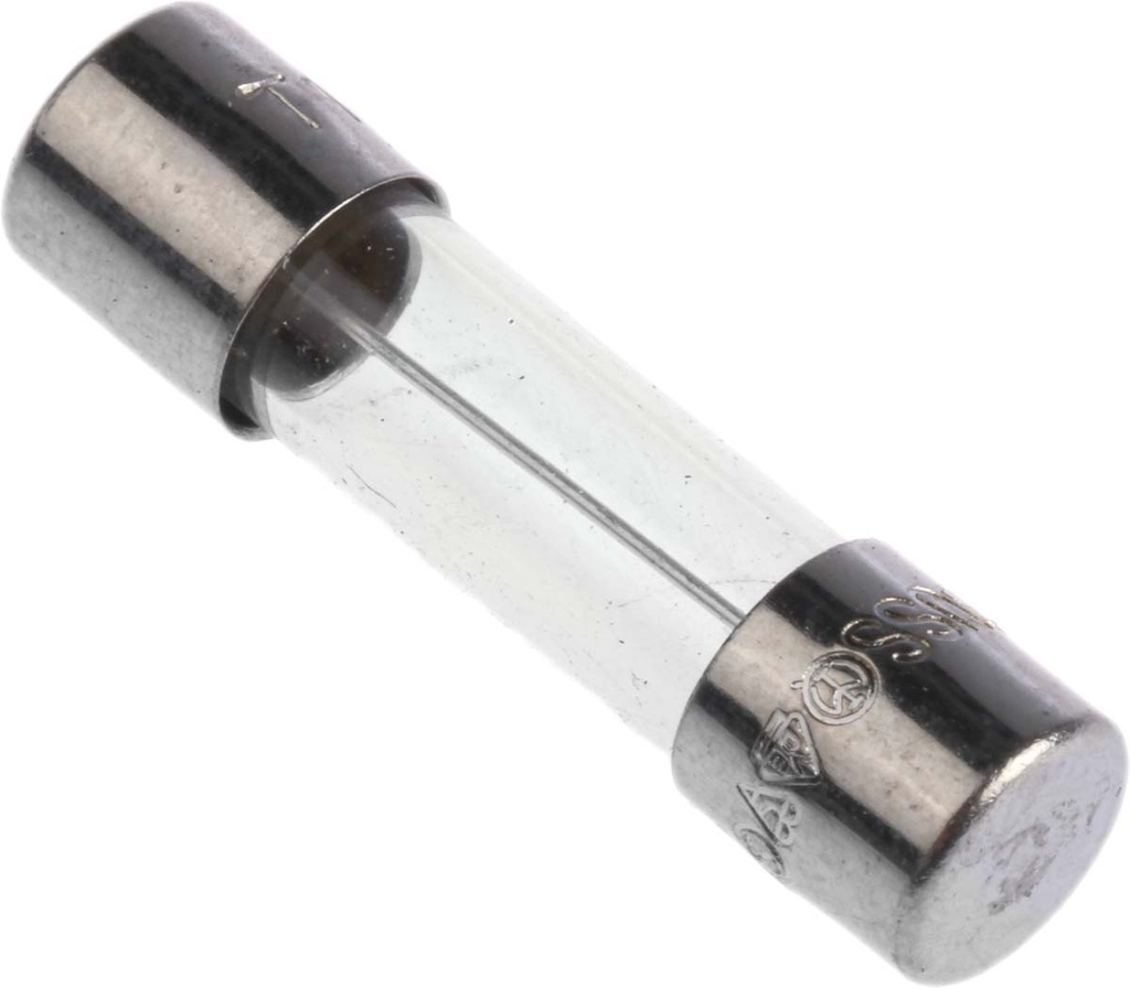 Saugiklis 5x20 T 10 A 250 V, lėtaeigis (507113, RAVAGLIOLI)