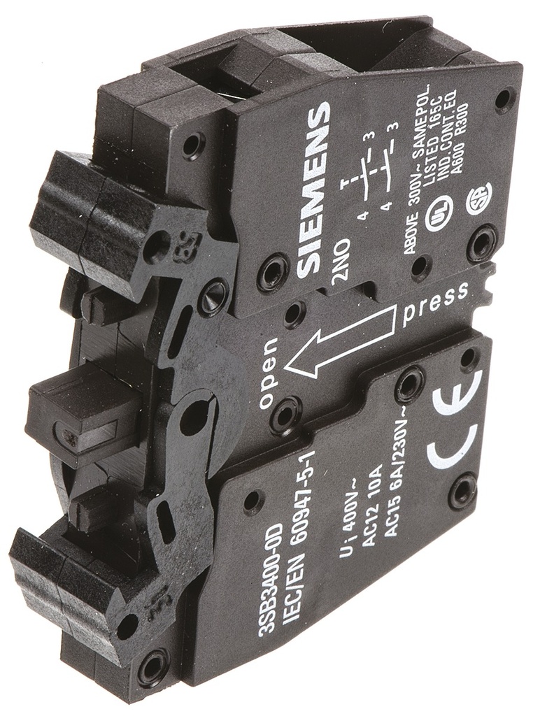 Kontaktų blokas 2NO 3SB3400-0D (517247, RAVAGLIOLI)