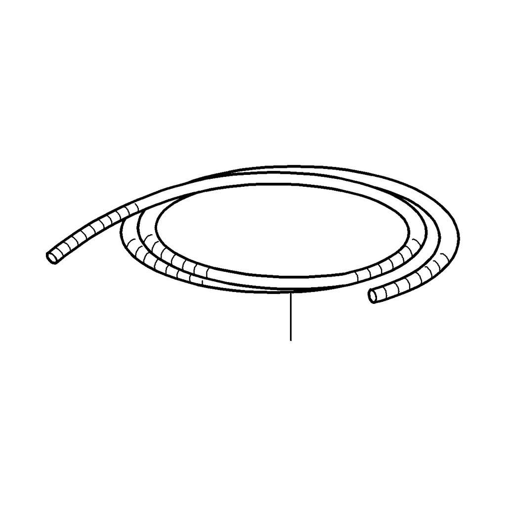 Black spiral cable wrap SP12N (599417, RAVAGLIOLI)