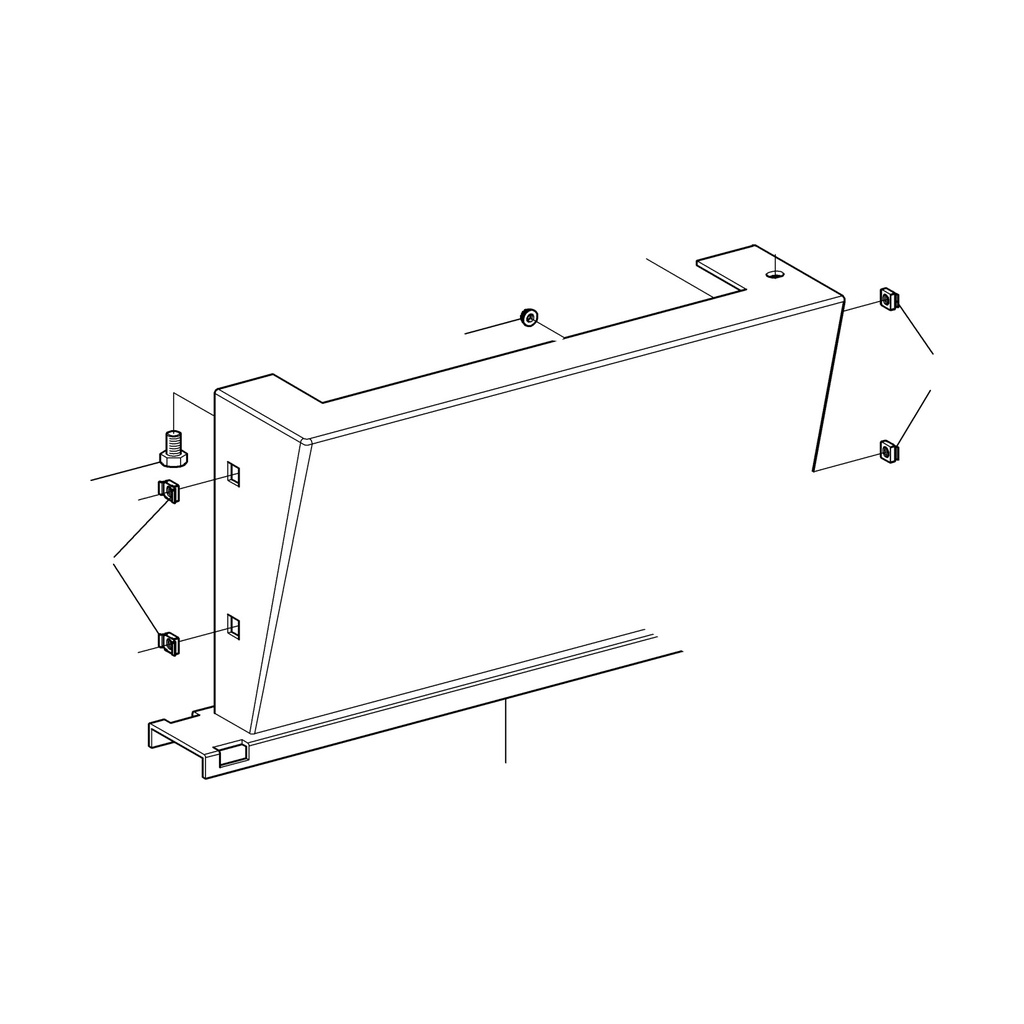 Phosphated pedal support (710210851, RAVAGLIOLI)
