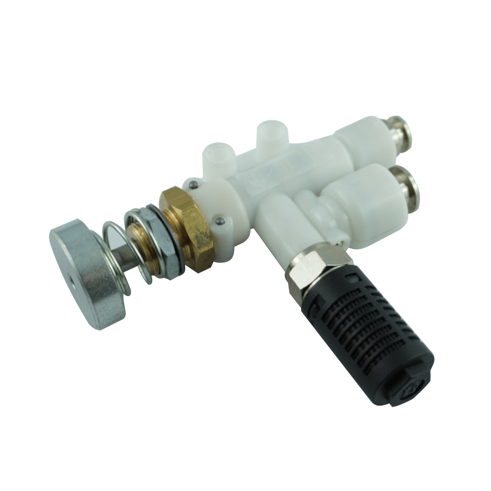 3/2 pneimatiskais vārsts 8-10 ar 30 mm plāksni (710290701, RAVAGLIOLI)