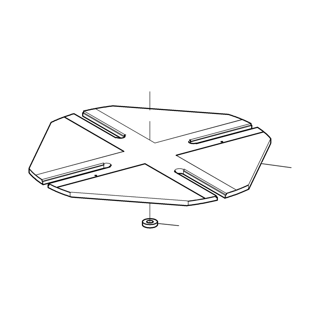 Chucking table 10–26 in. assembly (730024690, RAVAGLIOLI)