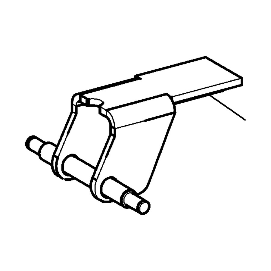 Galvanised U-bolt assembly 10-22 (730027890, RAVAGLIOLI)