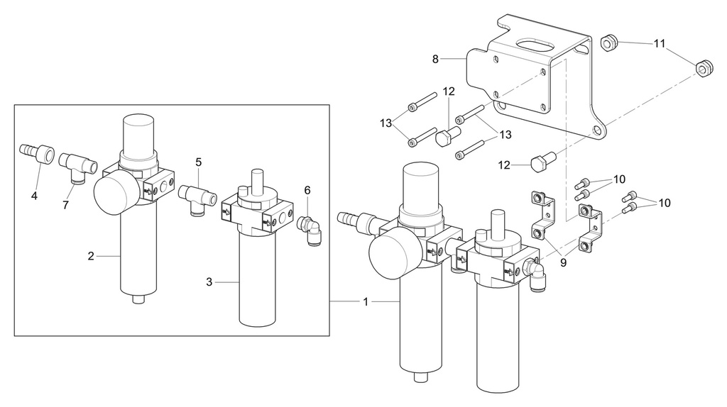 Oro filtro FRP mazgas (730093753, RAVAGLIOLI)