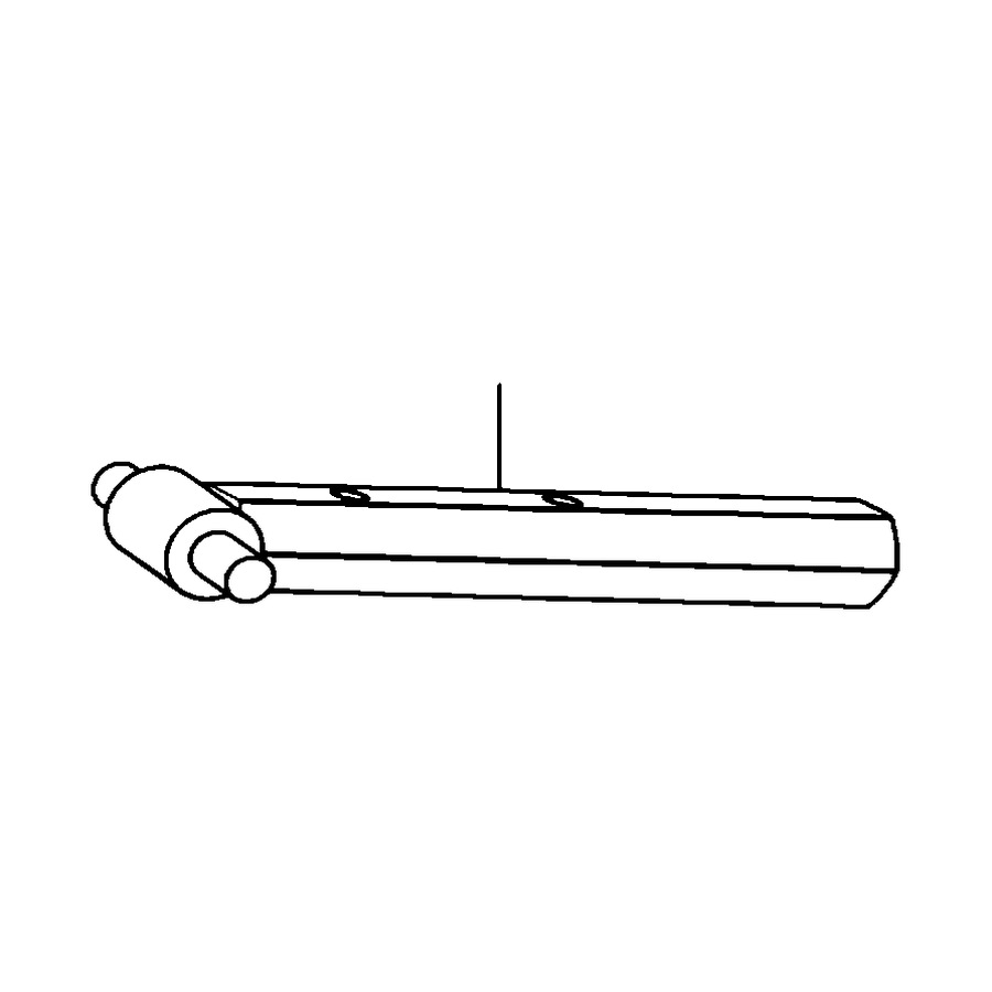 Welded hexagonal arm (750414550, RAVAGLIOLI)
