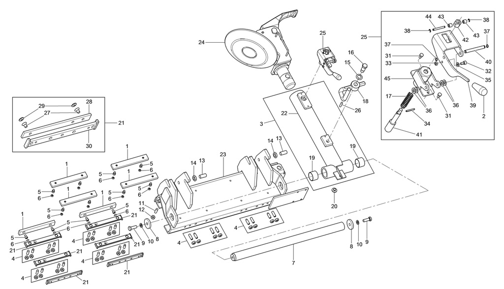 Mounting tool carriage (750590030, RAVAGLIOLI)