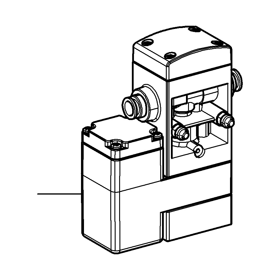 Vožtuvo mazgas su bakeliu ir varžtais, 60 psi (790090730, RAVAGLIOLI)