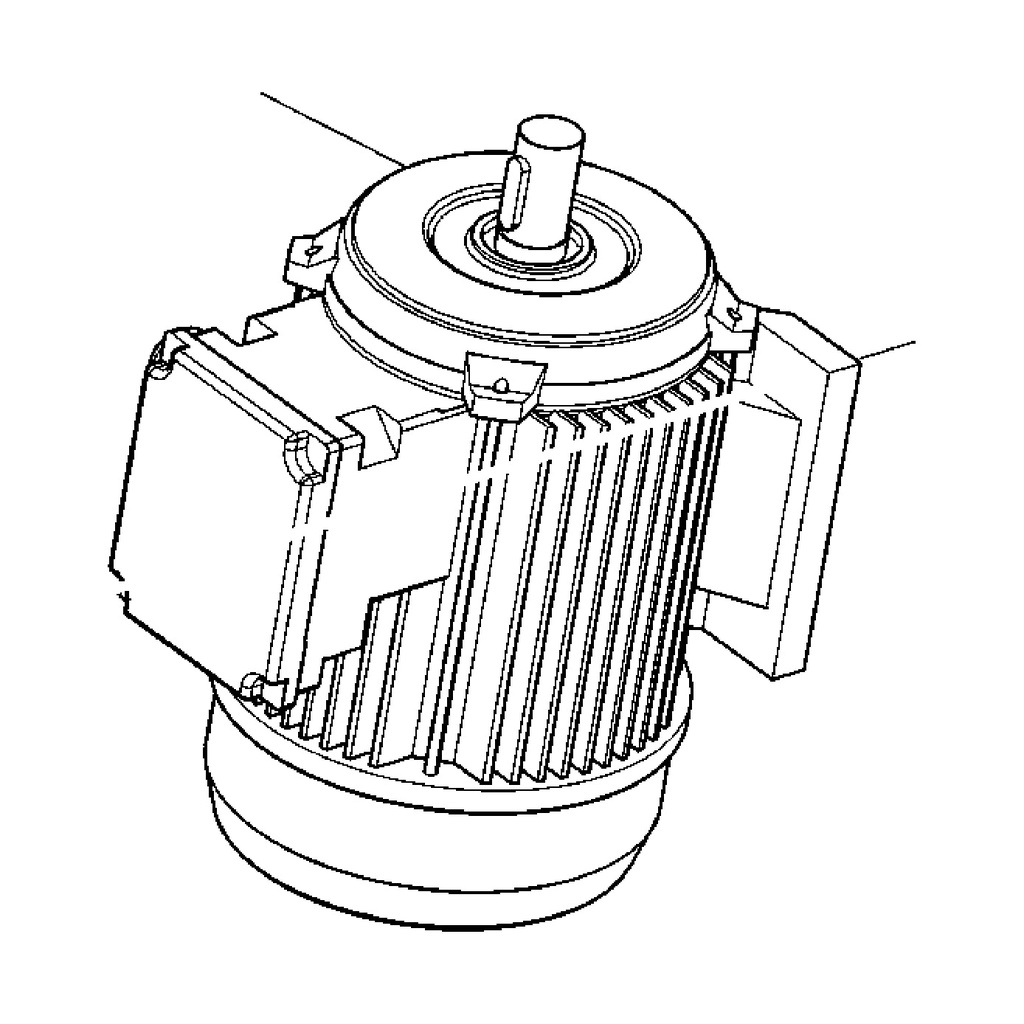 Gearmotor MEKW1.35/1.85 T400/50 B3G90L 450 (900003930, RAVAGLIOLI)