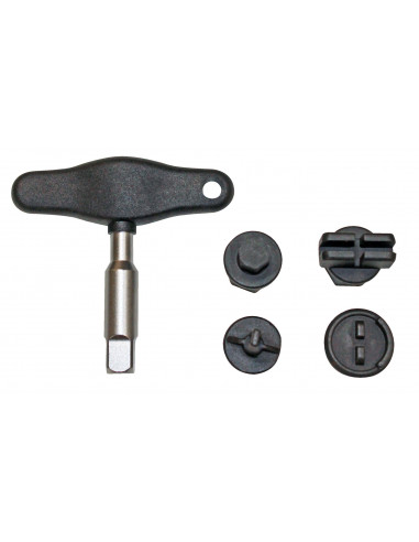 Set of special wrenches for plastic oil drain plugs (GO688, GOVONI)