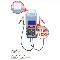 12 V Digital Battery, Charging and Starting System Tester with Printer (550.1646, KS TOOLS)