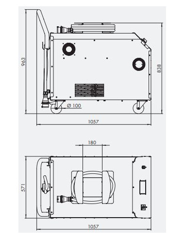 Indukcijas sildītājs FOCUS 18 kW ar invertoru (GO1470, GOVONI)