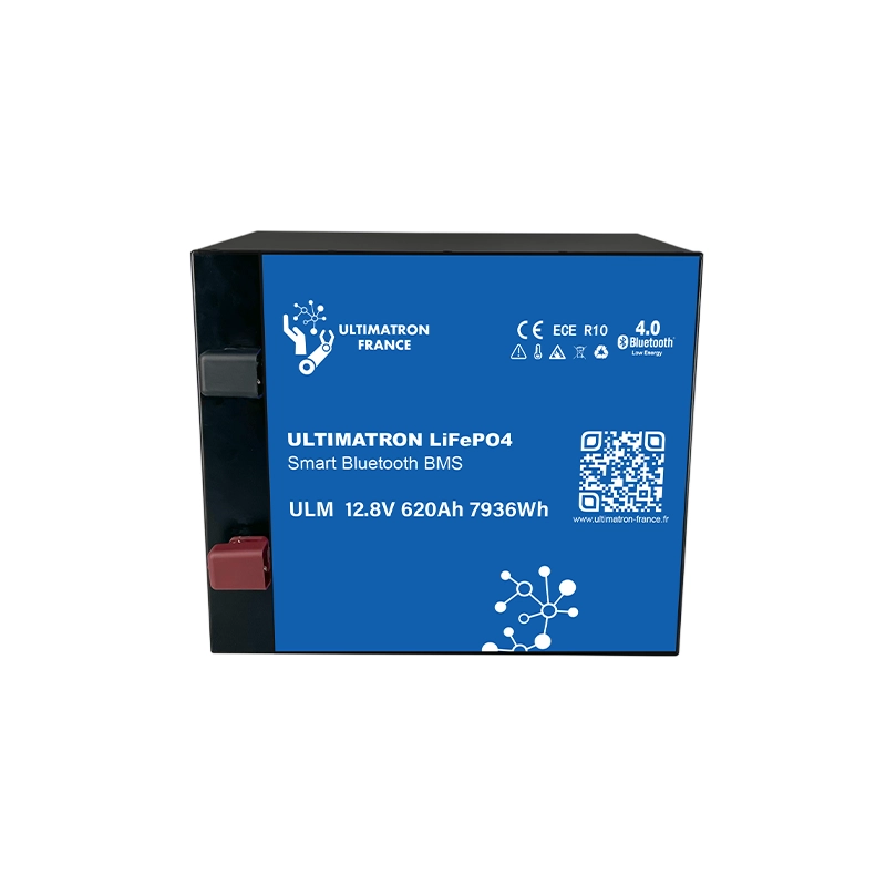 Under-seat lithium battery LiFePO4 12.8V 620Ah with Bluetooth and smart BMS (ULM-12-620, ULTIMATRON)