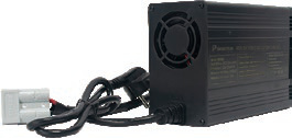 Lithium battery charger 48V 25A, plastic case, IP22 (48-25-PC, ULTIMATRON)