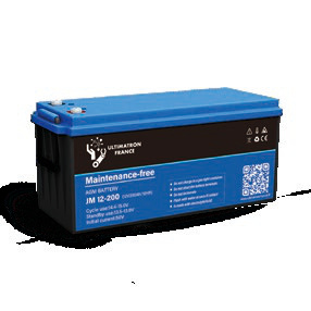 AGM deep-cycle solar battery 12 V 200 Ah (JM-12-200, ULTIMATRON)
