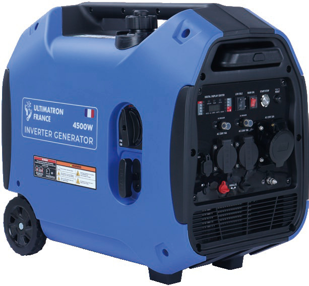 Inverterinis generatorius 4,0 kW benzininis su elektriniu starteriu (ULT-4500-EU, ULTIMATRON)