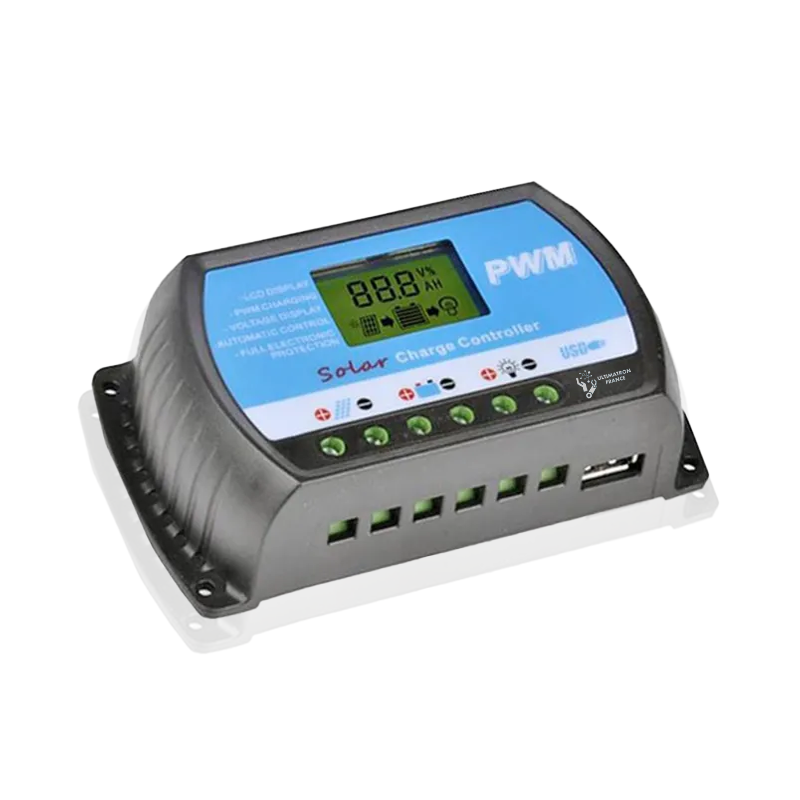 Saulės įkrovimo valdiklis PWM 20 A 12/24 V (RTD1220, ULTIMATRON)