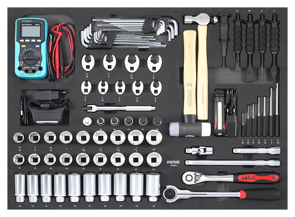 Tool Set for Trolley 1/2 in. SFS-XL, 86 pcs (308601, SONIC)