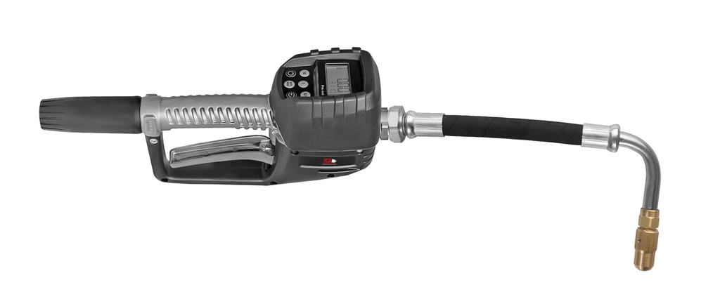 Preset digital hand meter 90° outlet hose and manual non-drip (10472, EUROLUBE)