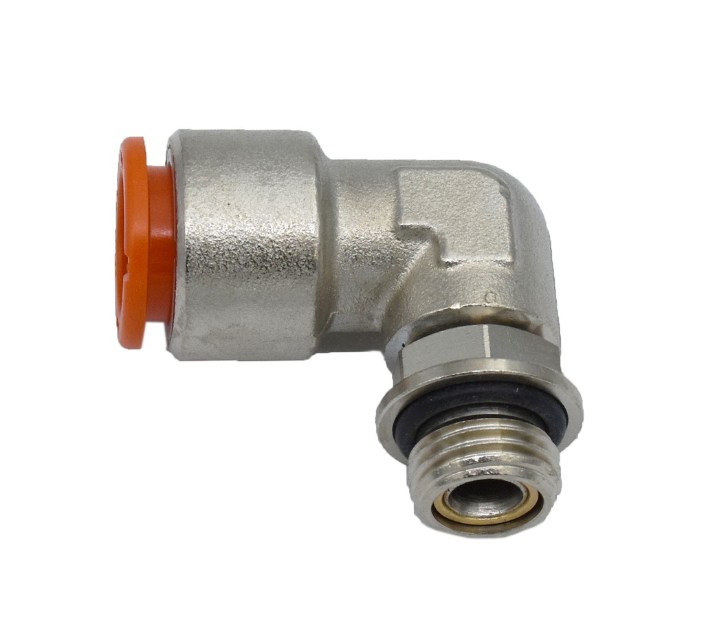 Push-in Fitting 90° Ø12 - 1/4" ØMM-(M) BSP (1319256, EUROLUBE)