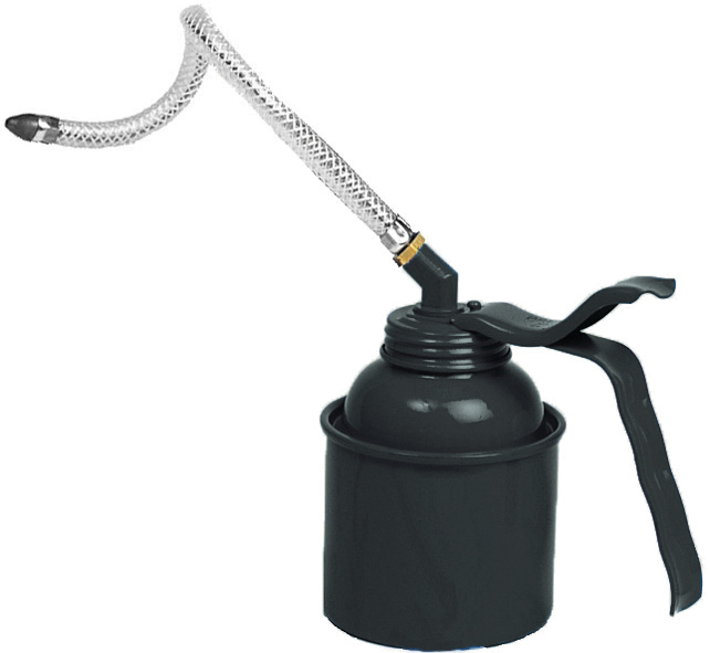 Oil can in metal with flexible outlet tube 0,3 litre (16788, EUROLUBE)