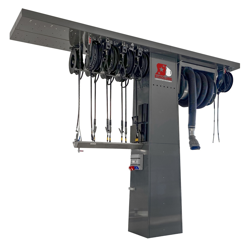 Service Tower Narrow Head for 1 Exhaust Reel (17873, EUROLUBE)