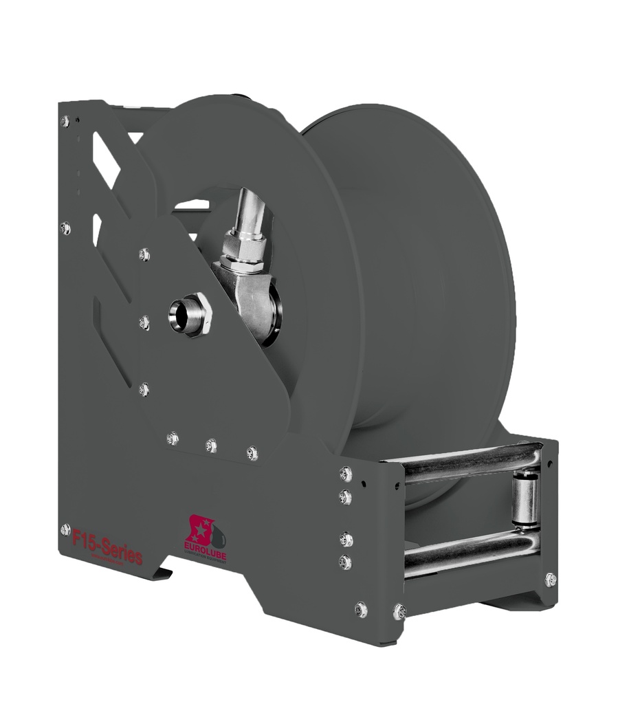 Hose reel F15 for oil and diesel, without hose (17884, EUROLUBE)