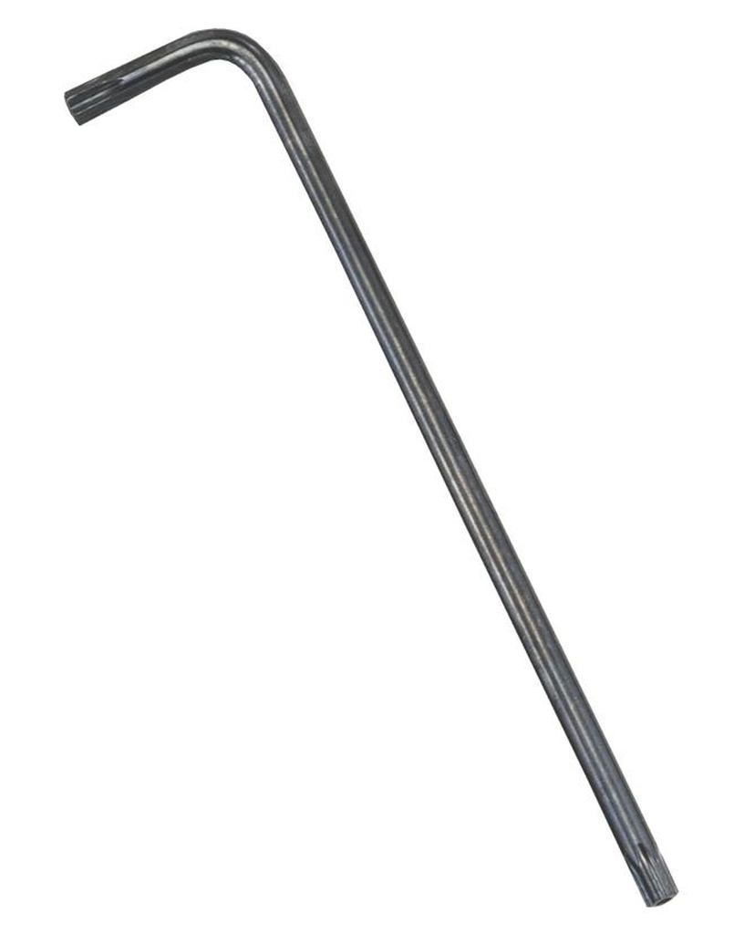 L veida TORX atslēga T25 ar caurumu (581025-T, GENIUS)