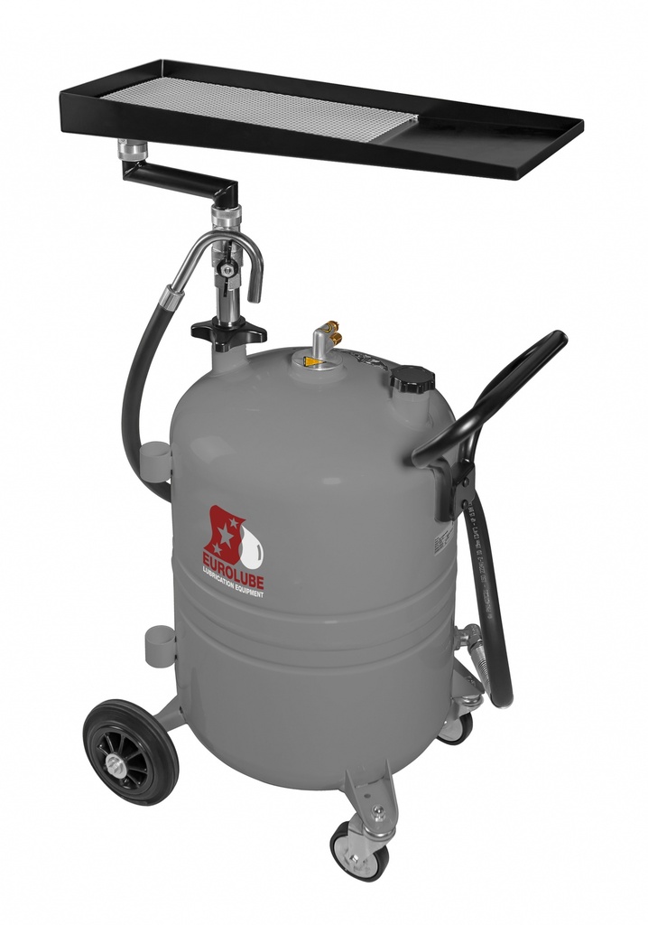 Mobile waste oil unit for motorbikes, 70 l (318-51, EUROLUBE)