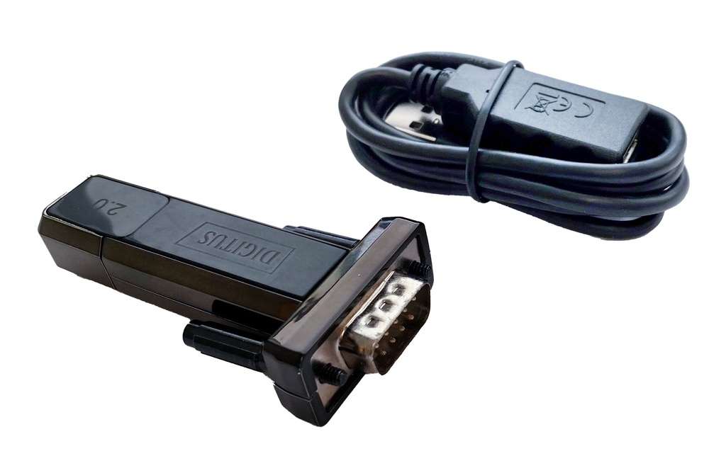 RS232 – USB 2.0 adapteris ar kabeli (5030404, EUROLUBE)