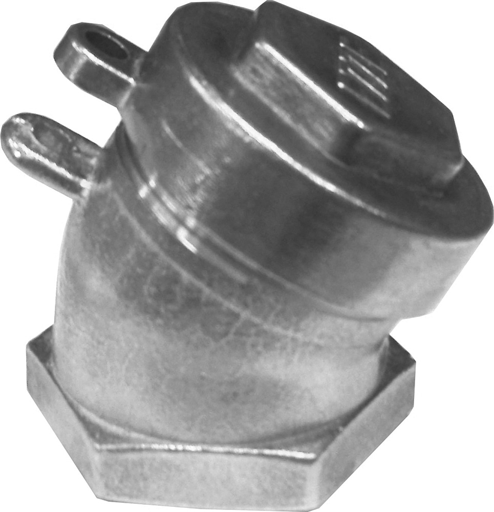 Brass coupler for tanks 30° G2 in. (58197, EUROLUBE)