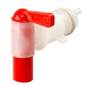Outlet tap incl. adapter, for 200 litre L-ring drum (2222105, IBS SCHERER)