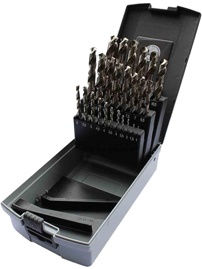 SHSS-Spiralbohrersatz Typ 125 Ø1-13 mm und 0,5 steigend (00010641, PICHLER)