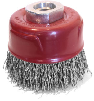 Longlife-Topfbürste 60mm Spezial- gewellter Draht M14x2,0 (00034228, PICHLER)