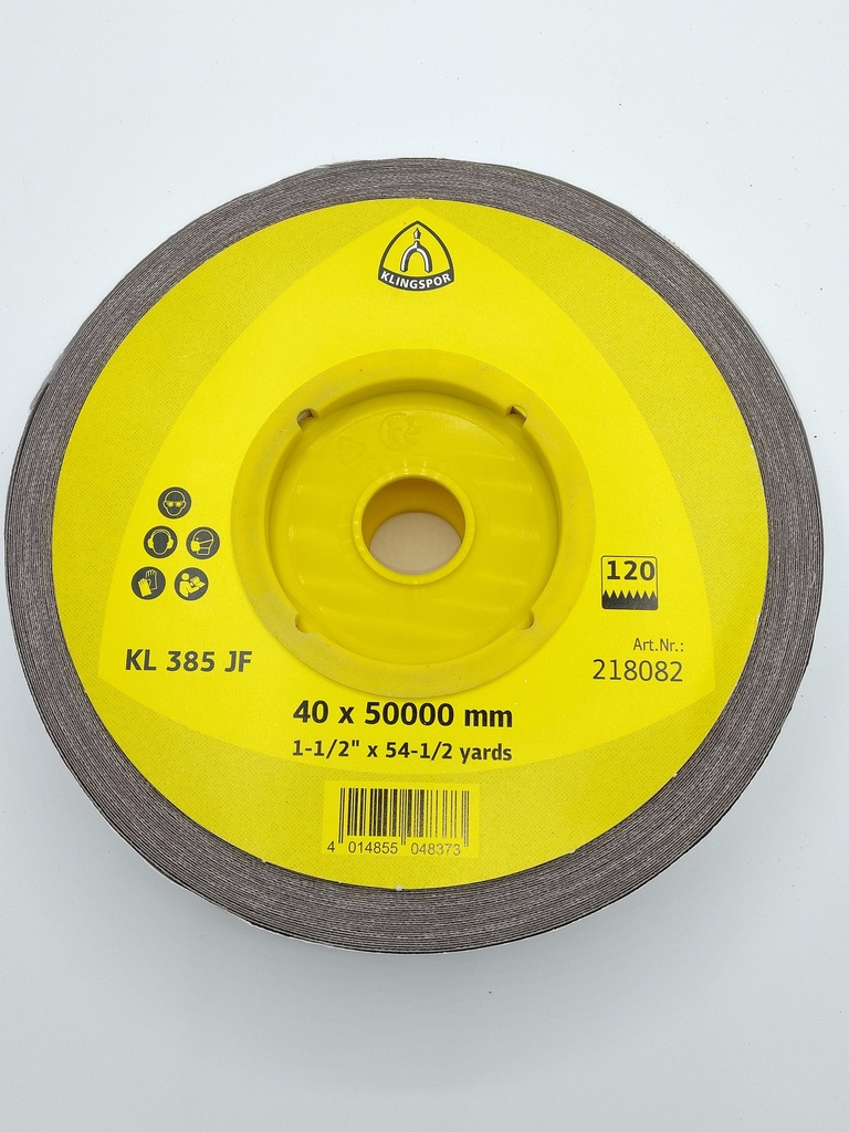 Sparrolle 40 mm x 50 Meter Korn 120 (00034279, PICHLER)