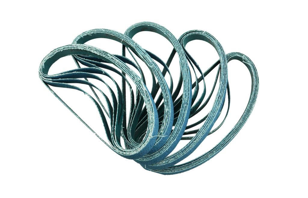 Hochleistungs- Flex-Schleifband "blau", 10x330 mm, Korn 80, 25-tlg. (00034292, PICHLER)