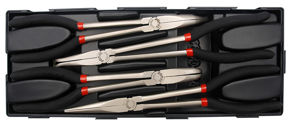 Long nose pliers set 4 pcs (600404, SONIC)