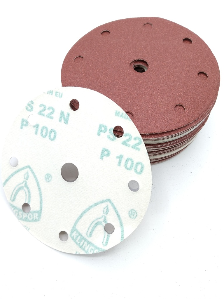 Schleifpapier, kletthaftend 150 mm K 100 Lochform: GLS 1 (VE 50 Stück) (00034772, PICHLER)